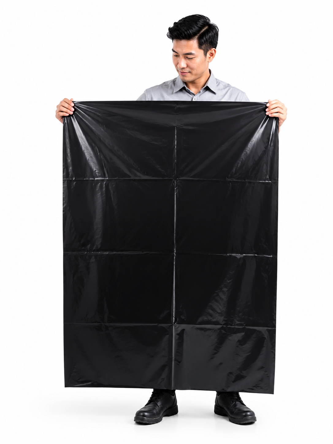 Kantong Sampah Plastik Hitam Ukuran 90 × 120 CM ( 1 PACK Isi 10 PCS )