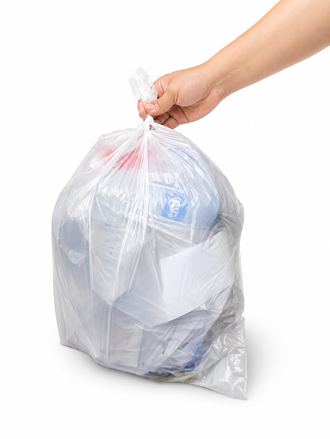 Kantong Plastik Sampah Roll Gulungan Isi 50 Pcs Premium Tahan Beban 3kg Anti Sobek Ukuran 43.5 CM × 46 cm Ramah Lingkungan - Kantong Sampah Putih
