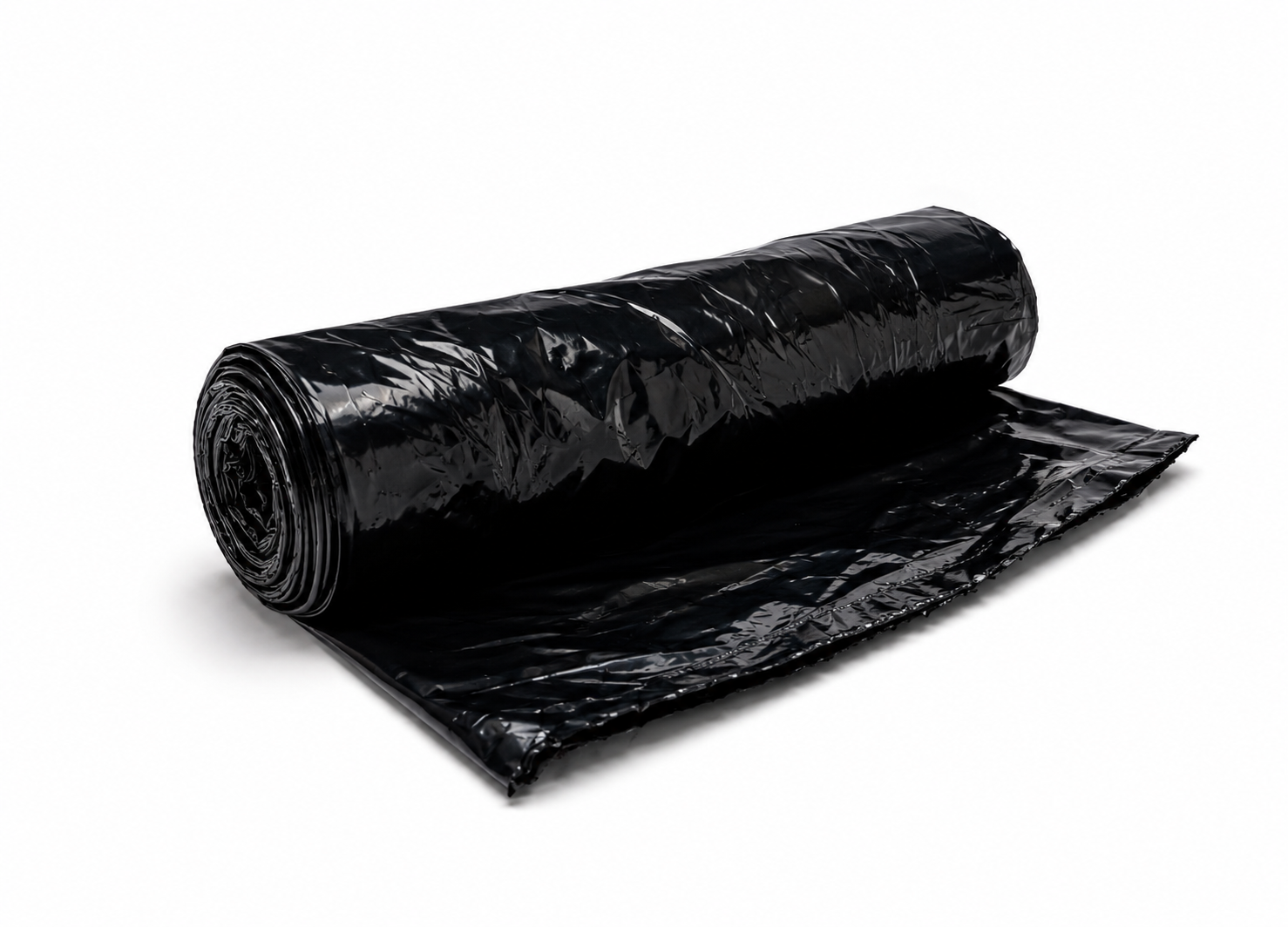 Kantong Sampah Hitam Plastik Sampah Roll Tali Isi 15 PCS Premium Tahan Beban +- 15 KG Anti Sobek Uk 84 CM × 92 CM Ramah Lingkungan